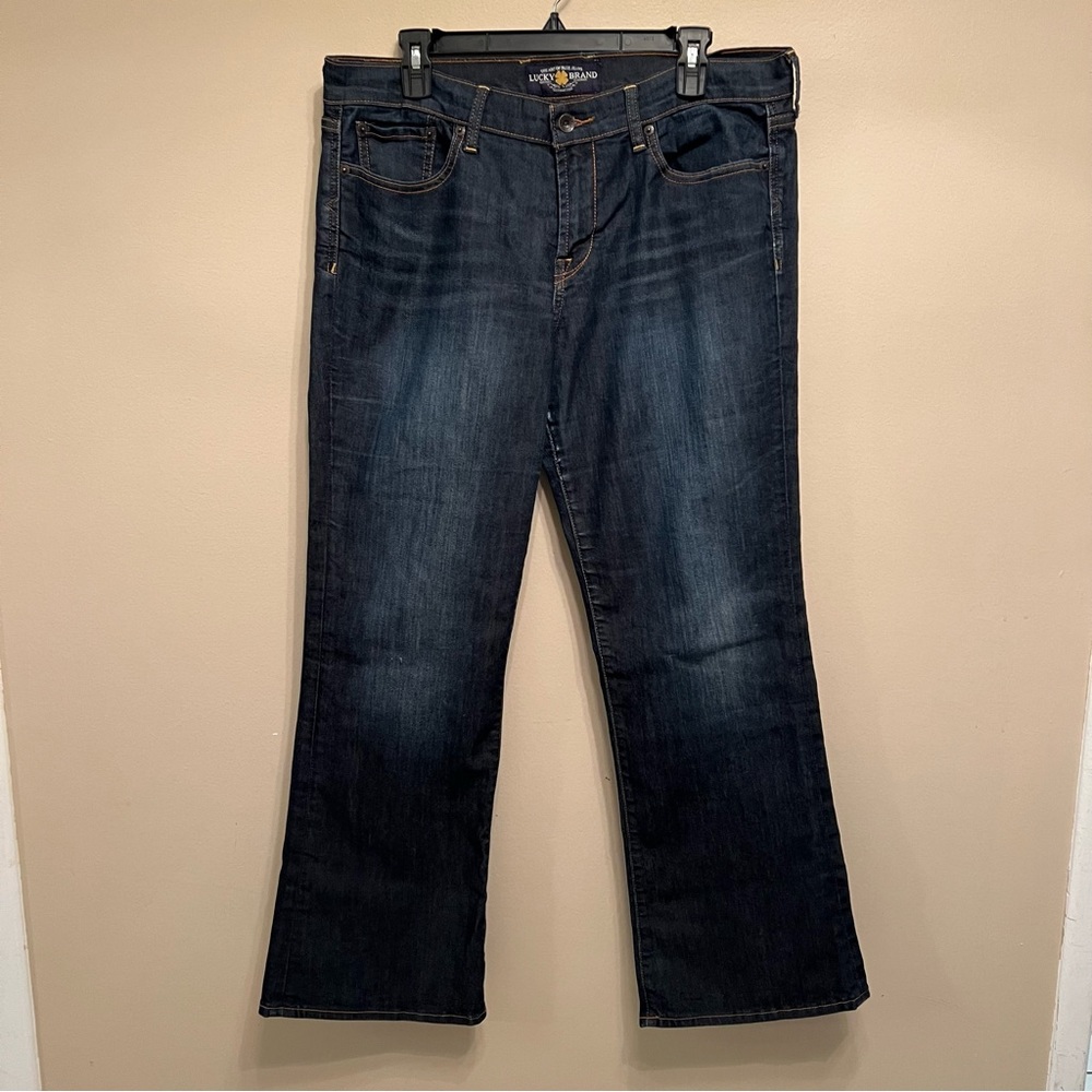 Lucky Brand Sweet and Low Jeans Boot Cut Dark 14 x 32 Sweet' N Low